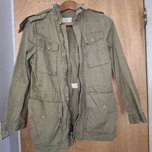 J. Crew Olive Utility Jacket